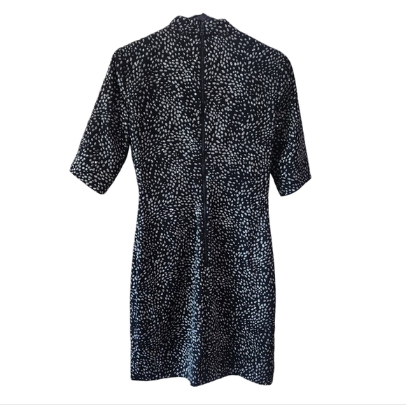 ALICE + OLIVIA Black Silver Cocktail Dress Party Dress - Picture 4 of 8